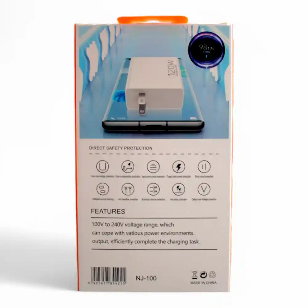 Cargador Mi 120W NJ-100