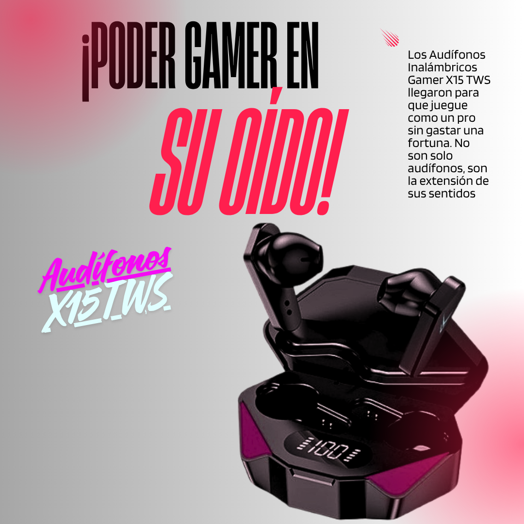 Audífonos X15 TWS