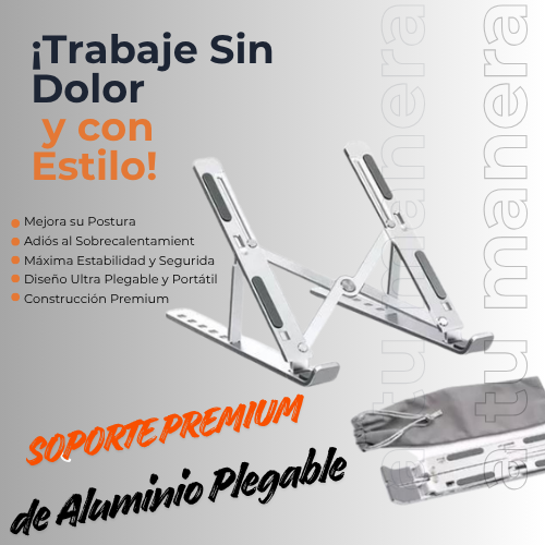 Soporte Premium de Aluminio Plegable